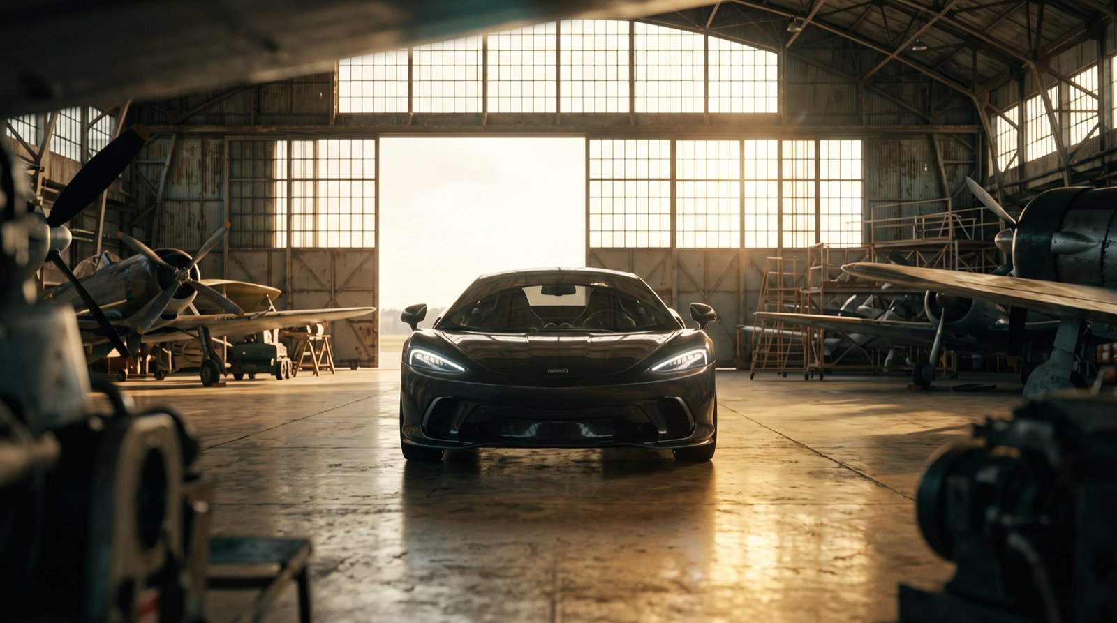 Publicidade com IA — McLaren GTS