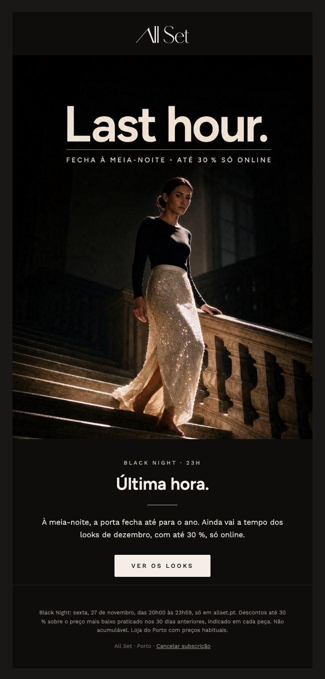 Email última hora